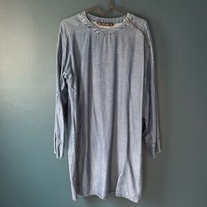 Zara Basic Collection Blue Jean Dress